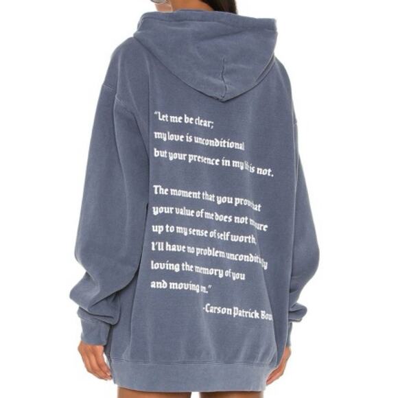 Boys Lie Hoodie Oversized One Size Long Sweatshirt Angels Cherub Graphic Print - Picture 7 of 16